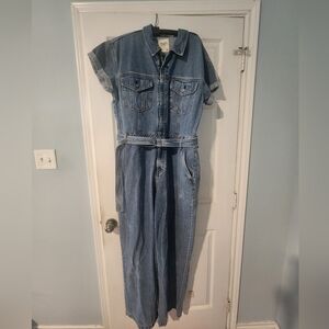 Abercrombie & FitchBlue Denim Jumpsuit